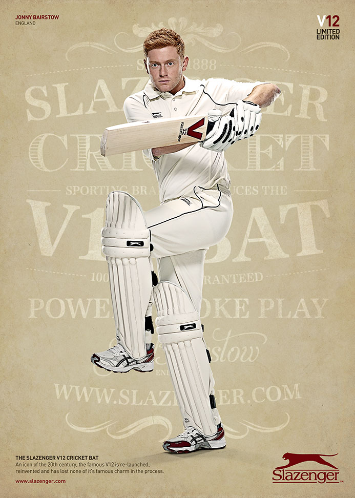 Slazenger Retro Cricket | Advertising