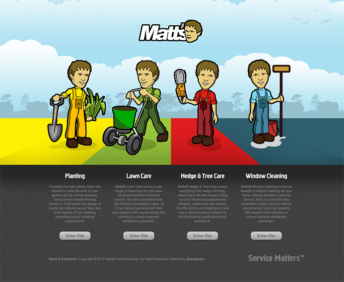 Matts Home Services Website